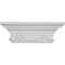 Ekena Millwork 12"W x 4 3/8"H x 4 1/8"P Versailles Shelf SH12X04X04VE - alternate 1